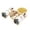 White, variant on funtasica 3x25 Theater Binoculars Multifunctional Telescope for Travel Musical Concert Gold