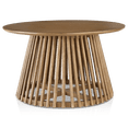 thumbnail image 1 of Bouclair Brown Mango Wood Openwork Coffee Table, 1 of 10