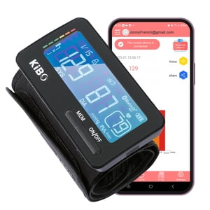KiBO Tubeless All in One Arm Automatic Digital Blood Pressure Monitor.Cliniquement précis avec fonction Bluetooth & APP,Grande taille de cuff 22-42CM,Grand écran,2 Utilisateur 150 Mémoires KiBO Tubeless All in One Arm Automatic Digital Blood Pressure Monitor.Cliniquement précis avec fonction Bluetooth & APP,Grande taille de cuff 22-42CM,Grand écran,2 Utilisateur 150 Mémoires