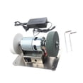 thumbnail image 1 of Almencla Mini Bench Grinder Bench Grinding Tool DIY Supplies Multifunction Sturdy Benchtop Sander Polisher for Tabletop Edge Polishing B, 1 of 8