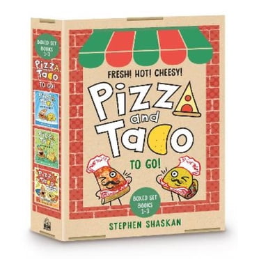 Pizza and Taco To Go! Coffret de 3 Livres: Pizza and Taco: Qui Est le Meilleur?; Pizza and Taco: Meilleure Partie Jamais!; Pizza and Taco Super-Génial Comic!