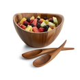 thumbnail image 2 of Nambe Gourmet Harmony 3 Piece Wooden Salad Set, 2 of 4