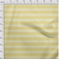 thumbnail image 3 of oneOone Tissu en Coton Cambric Imprimé Floral & Chevron 1 Yard 56 Pouces de Large, 3 of 4