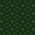 thumbnail image 1 of Ahgly Tapis d'Intérieur Lavable en Machine Carré Vert Émeraude Profond Transitionnel, 7 Pieds Carré, 1 of 7