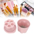 thumbnail image 3 of Silicone Brushes Cleansing Bowl, Remove Grease Prevent Damage 5 Holes Drying Rack Makeup Brush Cleansing Bowl  For Salon Use, 3 of 7