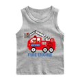 thumbnail image 1 of RXIRUCGD 2025 Vêtements d'Été pour Enfants Chemise de Base à Col Rond Sans Manches pour Garçons, 1 of 2