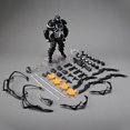 thumbnail image 2 of Agent Venom Eugene "Flash" Black/White Movable Action Figure Model Box Set, 2 of 9