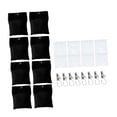 thumbnail image 3 of Siruishop 8 Pcs Poids pour Rideaux d'Extérieur Pratiques Robustes contre le Vent pour Patio Extérieur Noir, 3 of 8