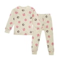 thumbnail image 1 of Ensemble de Pyjama Confort pour Filles Deux Pièces avec Haut à Manches Courtes et Pantalon Long, 1 of 7