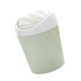 thumbnail image 2 of Qualitygoods Trash Can Mini Flip Lid Garbage Bin Desktop Bedside Plastic Waste Basket for Home Living Room, 2 of 9