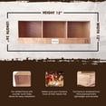 thumbnail image 3 of Rugged Ranch TRIPLEX RuggEgg Barn Wooden Chicken Coop Triple Nesting Egg Boxes, 3 of 7