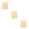 thumbnail image 1 of Wweixi Eye Face Gems Rhinestone Stickers Beads No Glue Eyebrow Rainbow Makeup Jewelry Accessory DIY Decorations Wedding Yellow 3Set, 1 of 6