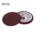 thumbnail image 3 of Unique Bargains 20pcs 48L Fabric Cloth Covered Button 30mm Round Metal Shank Sewing Buttons for Suits Dress Blouses, Caramel, 3 of 5