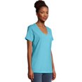 thumbnail image 3 of Hanes Womens ComfortWash V-Neck Tee, L, Summer Squash Yellow, 3 of 4