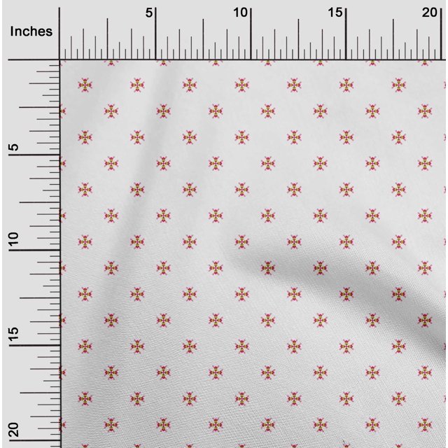 oneOone Viscose Chiffon Light Pink Fabric Diamond Shape Small Sewing Craft Projects Fabric Prints By Yard 42 Inch Wide