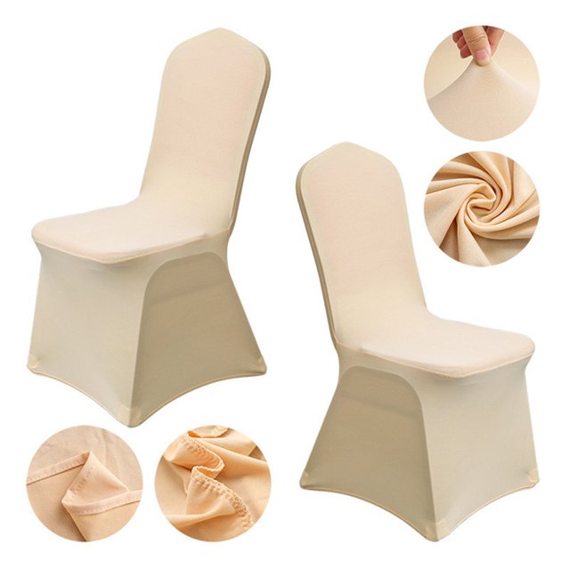 Polyester Spandex All Inclusive Chair Cover Elastic Chair Cover For Weddings Banquets And Parties