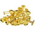 thumbnail image 2 of 20Pcs Blank 12mm Round Bezel Glue Frame Setting Base Cup Cuff Links DIY Cufflink Golden, 2 of 8