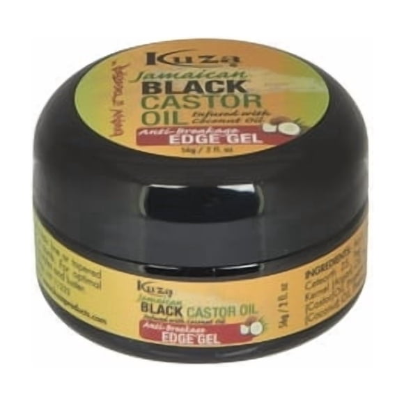 Kuza Jamaican Black Castor Oil Anti-Breakage EDGE GEL 2oz
