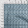 thumbnail image 2 of oneOone Polyester Spandex Medium Blue Fabric Geometric Sewing Craft Projects Fabric Prints By Yard 56 Inch Wide, 2 of 4
