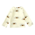 thumbnail image 4 of Hiiyo Newborn Boys 3Pcs Swimsuit Long Sleeve Rash Guard Shorts Hat Quick Dry Bathing Suit, 4 of 8