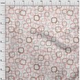 thumbnail image 4 of oneOone Polyester Spandex Brown Fabric Geometric Craft Projects Decor Fabric Printed By The Yard 56 Inch Wide, 4 of 4