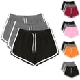 thumbnail image 1 of Gspmoly Short pour Femmes, 3 Pcs Short Décontracté d'Été pour Femmes Short de Sport d'Entraînement Short de Yoga Short Actif Short de Randonnée pour Femmes Offres Prime Gris G, 1 of 8