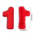 thumbnail image 2 of TIMIFIS Silicone Mold 10 Inch Large Silica Gel Large Cake Birthday Number Cake Pizza Pan Baking Cake Bread Kitchen DIY Mould Kitchen Gadgets, 2 of 2