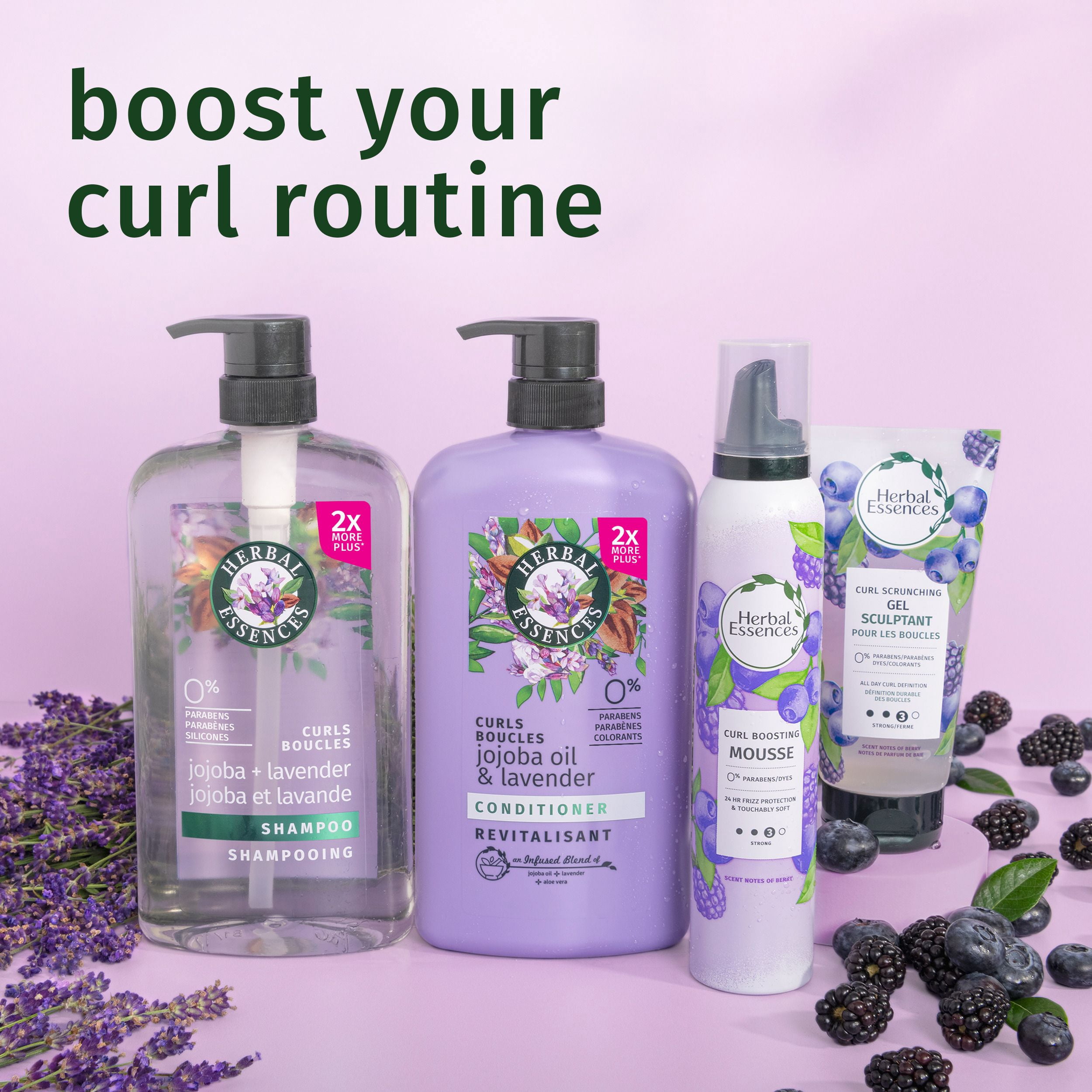 HERBAL ESSENCES Boucles JOJOBA et Lavande Shampooing