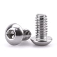 thumbnail image 1 of 3/8-16 x 5/8" Button Head Socket Cap Bolts Screws, 304 Stainless Steel 18-8, Full Thread, Coarse Thread UNC, Allen Hex Drive, 20 PCS, 1 of 4