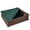 Brown, variant on Gymax Kids Outdoor Sandbox 48.5'' x 48.5'' x 12.5'' Large HDPE Sandpit with Oxford Cover White