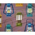 thumbnail image 5 of oneOone Polyester Lycra Dusty Pink Fabric Retro Lantern Sewing Material Print Fabric By The Yard 56 Inch Wide, 5 of 5