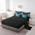thumbnail image 3 of YST Watercolor Bedding Comforter Sets 7pcs Abstract Marble Bed in a Bag, Queen, 3 of 4