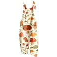 thumbnail image 2 of LOVZFMLL Combinaison pour Femme, Imprimée d'Été Sans Manches Dos Nu Ample Longue Jaune, 2TG, 2 of 5