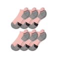 thumbnail image 1 of OTECKA Unisex Basic Performance Ankle Socks with Moisture-Wicking - Cushion Comfort Ankle Socks, Pink- 6 Packs, Small-Medium, 1 of 5