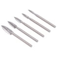 thumbnail image 2 of 3 Flute Engraving Drill, Tricuspid Valve Design High Speed Steel Labor Saving Wood Carving Knife   For Woodworking Projects For Model Making, 2 of 8