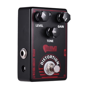 D-4 High Gain Distortion Guitar Effect Pedal True British Style Effect Pedal with True Bypass for Electric Guitar