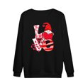 thumbnail image 3 of RKSTN Chandail pour Femmes Décontracté à Manches Longues Blouse à Imprimé de la Saint-Valentin Hauts Chandail Col Rond Coupe Ample Chandail, 3 of 4