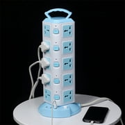 Herunwer Tower Surge Protector Power Strip Multi Plug Outlet, Extension Cord, Multiple Outlets USB Outlet, Cruise Dorm Room Essentials Cool Stuff
