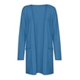 thumbnail image 3 of Qertyioot Blouse Décontractée à Manches Longues pour Femme avec Poche Cardigan, 3 of 6
