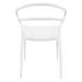 thumbnail image 4 of Compamia Mila Fauteuil de Salle à Manger avec Accoudoirs, Blanc, 4 of 12