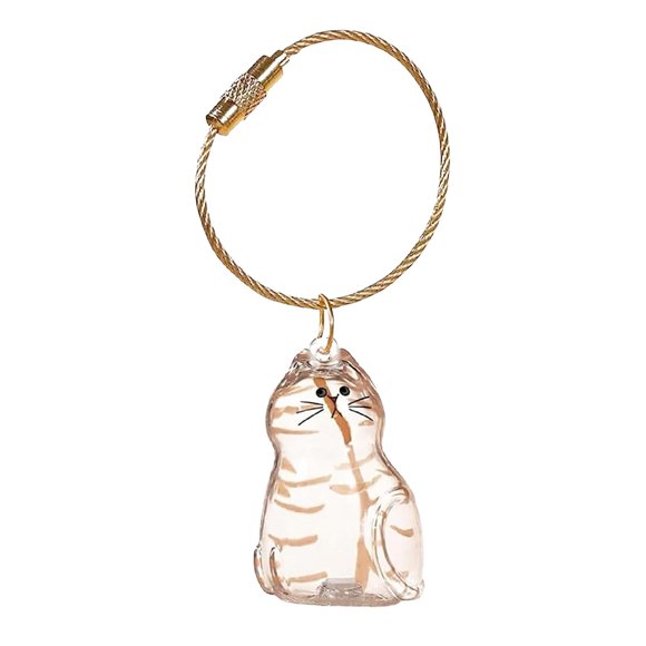 Cat Hair Storage Bottle Hair Keepsake Capsule Storage Keychain for Collecting Cat Hair Pet Memorial 1pc