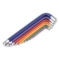 thumbnail image 3 of Amdohai 9PCS Multicolour L-Key Set Metric Hex Long Arm Ball End Hex Key Set Chrome Vanadium Steel Industrial Grade Allen Wrench Set, 3 of 8