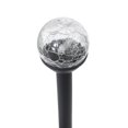 thumbnail image 2 of Mainstays Black Mini Solar Crackle Glass Light, 2 of 3