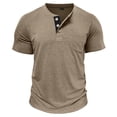 thumbnail image 4 of Men's Solid Color Slim Fit Long Sleeve Thermal Base Layer Top for Cold Weather Fitness and Casual Wear, 4 of 8