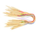 thumbnail image 3 of Double End Tube , Bamboo  Knitting  Set Tube Connection Double-Pointed Knitting Needle 18Pcs  For Cushions For Sweaters For Scarves 40cm,60cm,80cm,100cm,120cm, 3 of 8