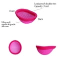 thumbnail image 4 of Tasse Menstruelle Plate Extra Fine Réutilisable en Silicone Disque Menstruel pour Journées Intensives avec Sac de Rangement, 4 of 8