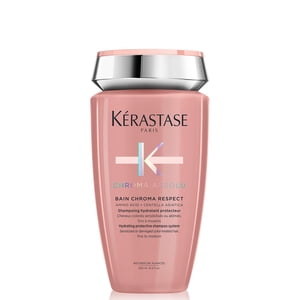 KÃ©rastase Chroma Absolu, Chroma Respect Shampooing, Pour les cheveux sensibilisés ou endommagés, Protège et Hydrates, les cheveux fins à moyens, avec glycérine et acide hyaluronique, 250 ml
