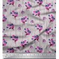 thumbnail image 1 of Soimoi Rayon Fabric Flower Artistic Printed Craft Fabric by The Yard 42 Inch Wide, 1 of 3