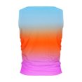 thumbnail image 3 of Plebaso 2025 Débardeurs Froncés pour Femmes Ajustés Col Rond Sans Manches Chemises Mode Imprimées Blouses de Sortie, 3 of 4