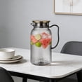 thumbnail image 4 of weibbin Jug Plastic Juices Pitcher PC High Temperature Proof Bar KTV Beverage Jug For Restaurant Fruit Tea 1L, 4 of 6